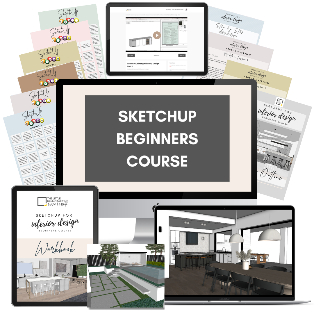 SketchUp Beginners 
for designing in 3D 1